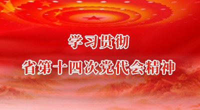學習貫徹省第十四次黨代會精神